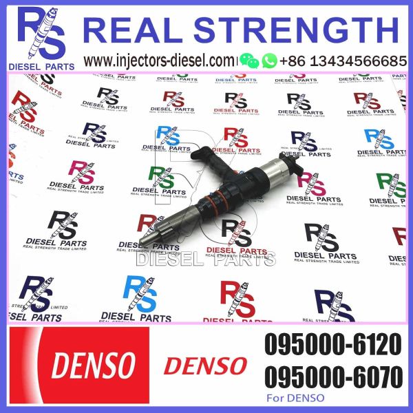 Buy Diesel Common Rail Fuel Injector 095000-6120 For Komatsu PC600 Excavator 6261-11-3100 injector diesel at wholesale prices