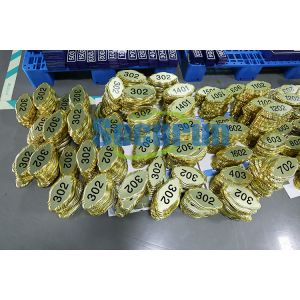 Custom Commercial Stainless Steel Door Plaques Signs 1mm 3mm