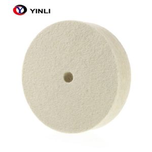 180x6x22mm Glass Buffing Wheel Polishing Felt Disc High Flexibility