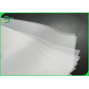Lightweight White Semi - Transparent Tracing Paper Roll 50gsm - 90gsm