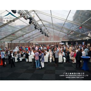 1500 People Transparent PVC Coated Clear Event Tent Easy To Install And