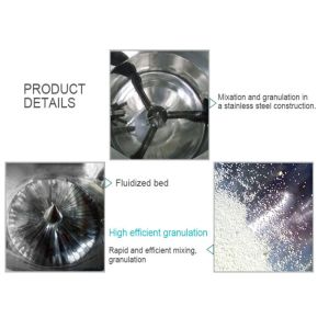 30-120 kg/batch Food Chemical Powder Granulator Machine GMP Lab Granulator