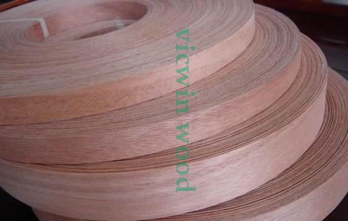 Buy Natural Okoume Wood Veneer Edge Banding Tape/Rolls at wholesale prices