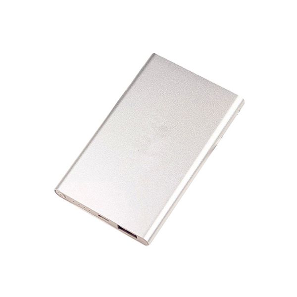 Aluminum Alloy Ultra Thin Power Bank 4000 Milliampere Customized Designed