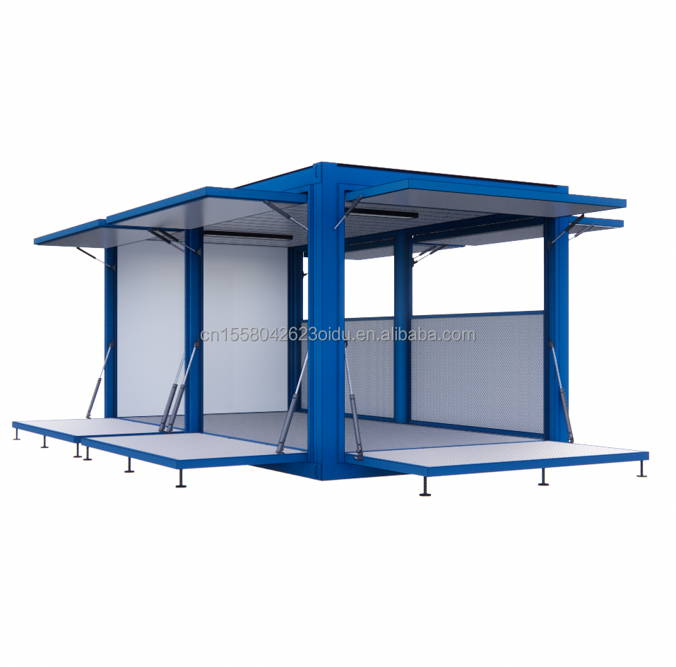 Customized Color 10ft 20ft Expandable Container Shop Pop-up Food Truck Prefab Houses for Bar Store Coffee Retail Activity Bar