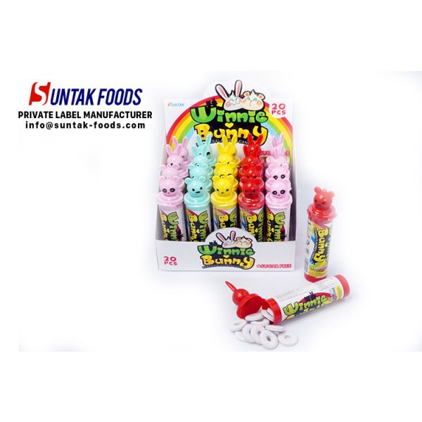 Sugarless Christmas Novelty Candy Round Shape 35X25X23mm Carton Size