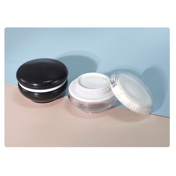 Eye Cream 10g/25g Volume Luxury Black White Face Cream Bottle Container 20g 15ml Perfume Bottles Cosmetic Jars
