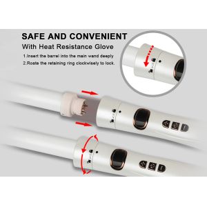 Ceramic Interchangeable Curling Tongs PTC heating for salon home