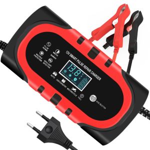 LCD Display 12V10A Rechargeable Smart Fast Car Battery Charger for Home Security