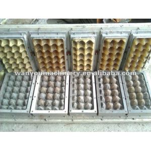 2 Molds Paper Pulp Egg Tray Making Machine Reciprocating Type Easy Operate