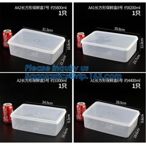 Factory direct sale pp plastic food storage canister set food preservative box