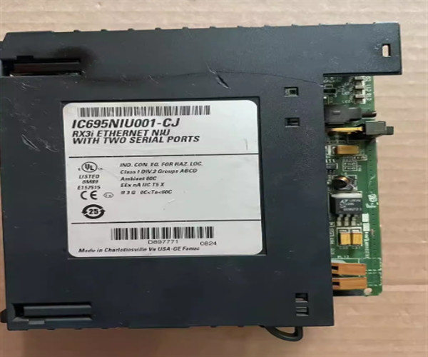 Buy GE PACSystems RX3i Ethernet Network Interface Unit IC695NIU001 Digital I O Module at wholesale prices