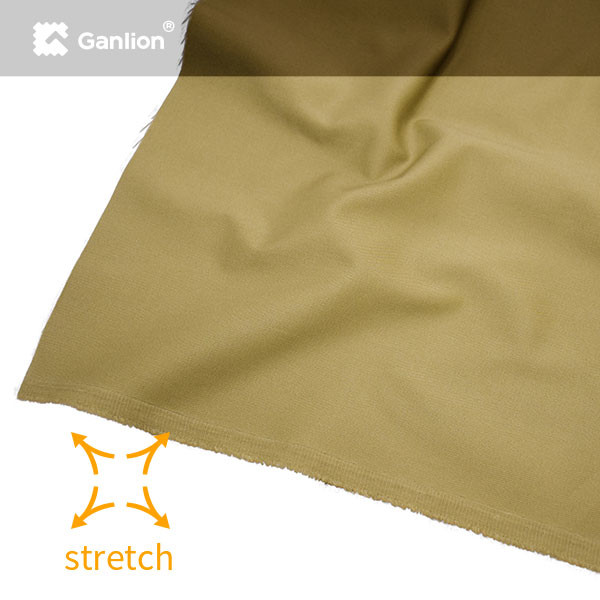 205GSM XLANCE Twill 2/1 Stretched Workwear Material For Medical Uniform Fabric
