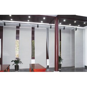 Light Weight Office Partition Walls / Aluminum Frame Folding Partition Walls