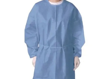 Lightweight Disposable Medical Gowns Ultrasonic Sealing Seams Non Skin