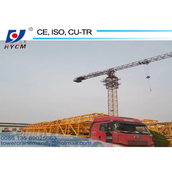 3m to 52m Working Range Topless Tower Cranes 400m Rope Length 5ton Top Slewing Crane 5210