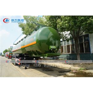 36cbm Q345 Mild Steel Liquid Ammonia Tanker Semi Trailer