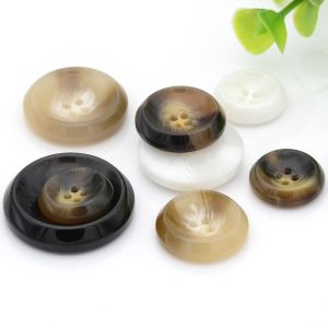 2022 HIGH QUALITY OF THE POLYESTER RESIN BUTTON 4 HOLES DOWN SHIRT/WIND COAT