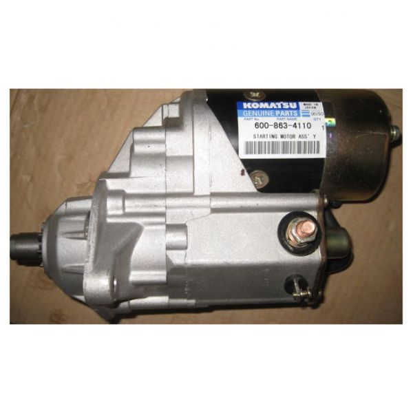 PC200-6 Excavator engine S6D102 starter motor 600-863-411
