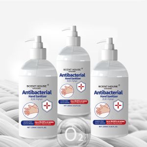 Alcohol Based Antibacterial Hand Sanitizer Gel , Quick Drying Antiseptic Hand