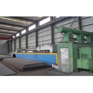 Customized 75kw Small shot blasting machine , steel surface cleaning machinery