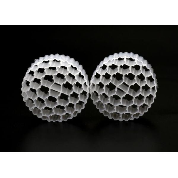 Buy Plastic Aquaponics Water Treatment MBBR Carrier For Pond Large Surface Area at wholesale prices