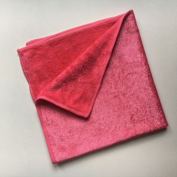 Buy 100% poly high quality shiny loop kitchen washing square towel at wholesale prices