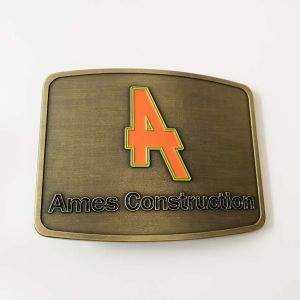 Stainless Steel Belt Buckle Zinc Alloy Enamel Brass Custom Logo Metal Belt