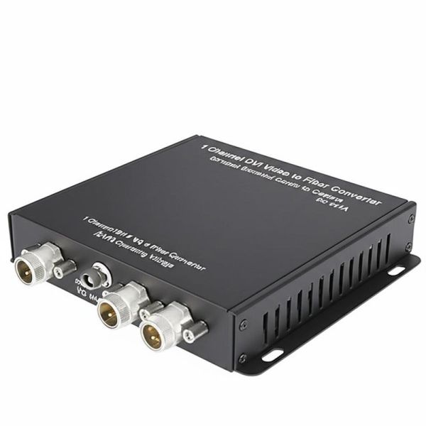 Quality 1 Channel DVI Video to Fiber Converter Data Transmission from Control Center to Camera DC 5V1A Operating Voltage for sale