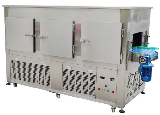 SUS304 Customized Automatic Production Line Five Lane Circulating Freezing