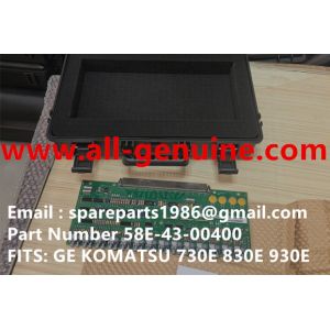 Quality 58E-43-00400 CARD GE TEREX UNIT RIG BUCYRUS MT4400AC MT5500 MT3600 NTE240 NTE260 NHL DUMP TRUCK HAULER MINING for sale