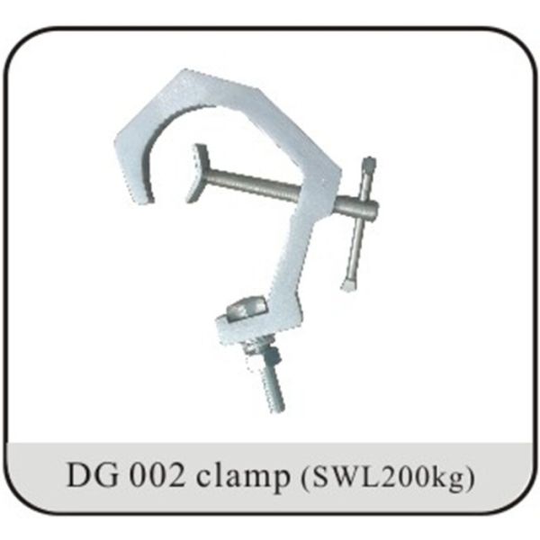 Buy Truss Accessories 35mm Tubing Hook Lighting G Clamp Aluminum 280kg at wholesale prices