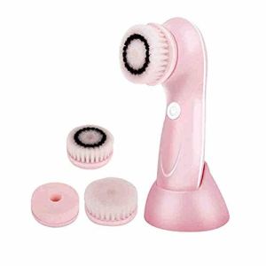 China Facial Cleansing Brush,USB Rechargeable Facial Brush,Electric Rotating Face Scrubbing, 3 in 1 Brush Heads on sale