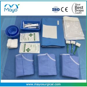 Quality Radial Femoral Angiography Drape Pack For Endovascular Procedures for sale
