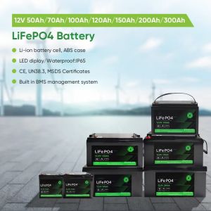 Rechargeable LFP Lithium LiFePo4 Batteries Grade A Cells 12V 400Ah