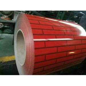 Brick Grain Wall Panel Coated 0.15mm Galvanized Steel Coil Dx52d Dx53d