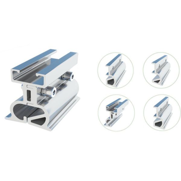 Adjustable Rooftop Solar Mounting Fixtures Flexibility Solar Panel Racking