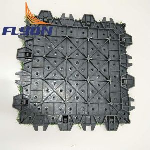 Tile Artificial Grass Movable Interlocking PP Playground Soccer Grass Soccer