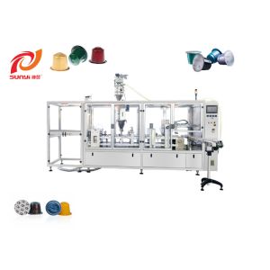 High Accuracy Four Lanes Compatible Nespresso Capsule Filling, Sealing and