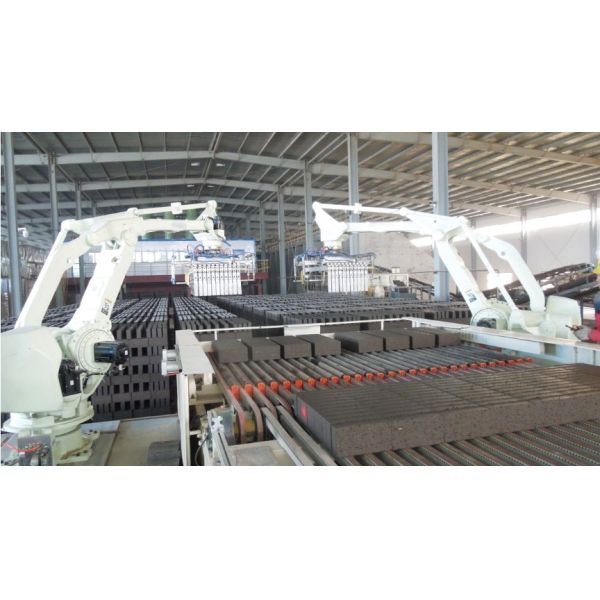 Clay Bricks Blocks Grouping Billet Division Billet Transport System For Clay