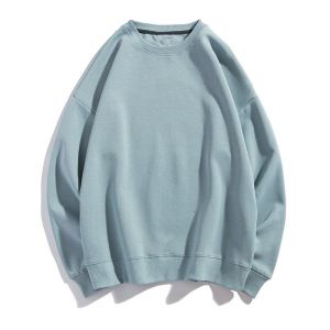 Crewneck Drop Shoulder Blank Oversized Sweatshirts Printed Plain Hoodies
