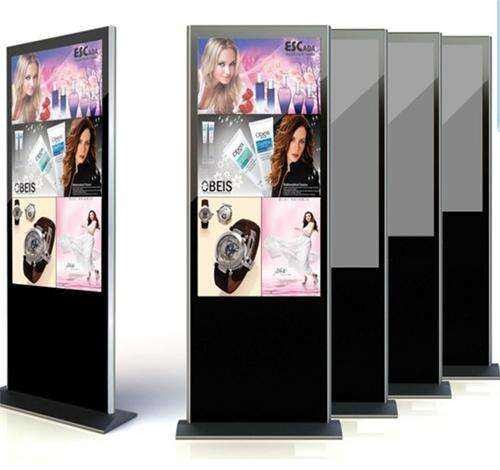 Buy Full HD 1080p 32 inch floor standing interative digital signage display totem flexible design at wholesale prices