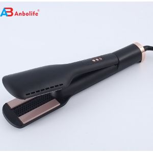 Ceramic Infrared Ionic Flat Iron with 5s Fast Heat-Up 800W Power and 360° Swivel