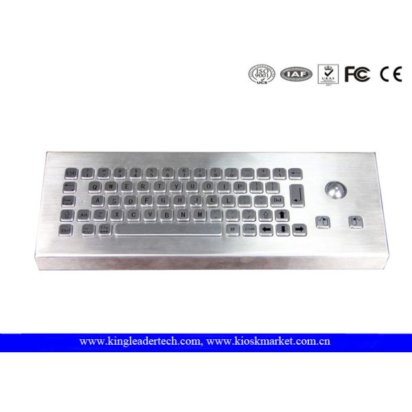 Dust Proof Waterproof Industrial Computer Keyboard With Stainless Steel