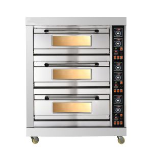 Stainless Steel Commercial Electric Baking Ovens Precise Time And Temperature