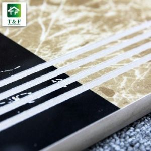 Yellow Ceramic Staircase Tiles 300 x 1200mm Glossy Surface Texture