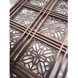 Bronze Stainless Steel Room Divider For Sunshades/Louver/Window Screen