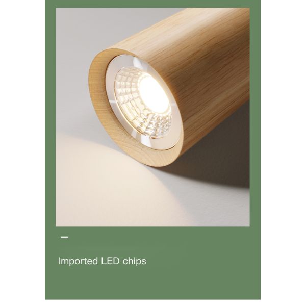 Wood Led Ceiling Lamp With Spot Lights For Living Room Bedroom Corridor Home track lighting(WH-WA-46)