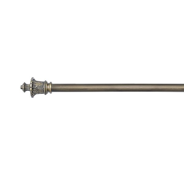 Buy Window Metal Luxury Curtain Poles Silver Adjustable Iron Curtain Rods at wholesale prices