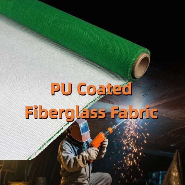 Buy Fire Resistant PU Coated Fiberglass Fabric with 1800°C Temperature Resistance Customizable Widths and Double Side Coating at wholesale prices